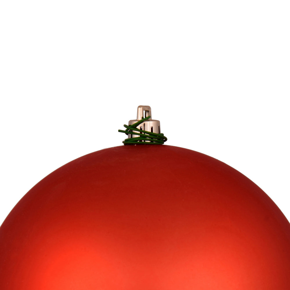 Vickerman 12" Bittersweet Matte Ball Ornament