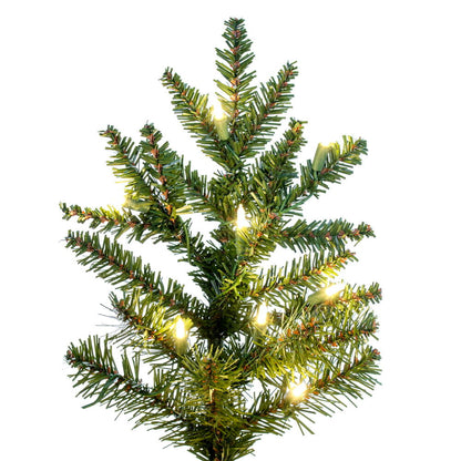 Vickerman 7.5' x 54" Natural Fraser Fir Artificial Christmas Tree Warm White Dura-lit LED Lights