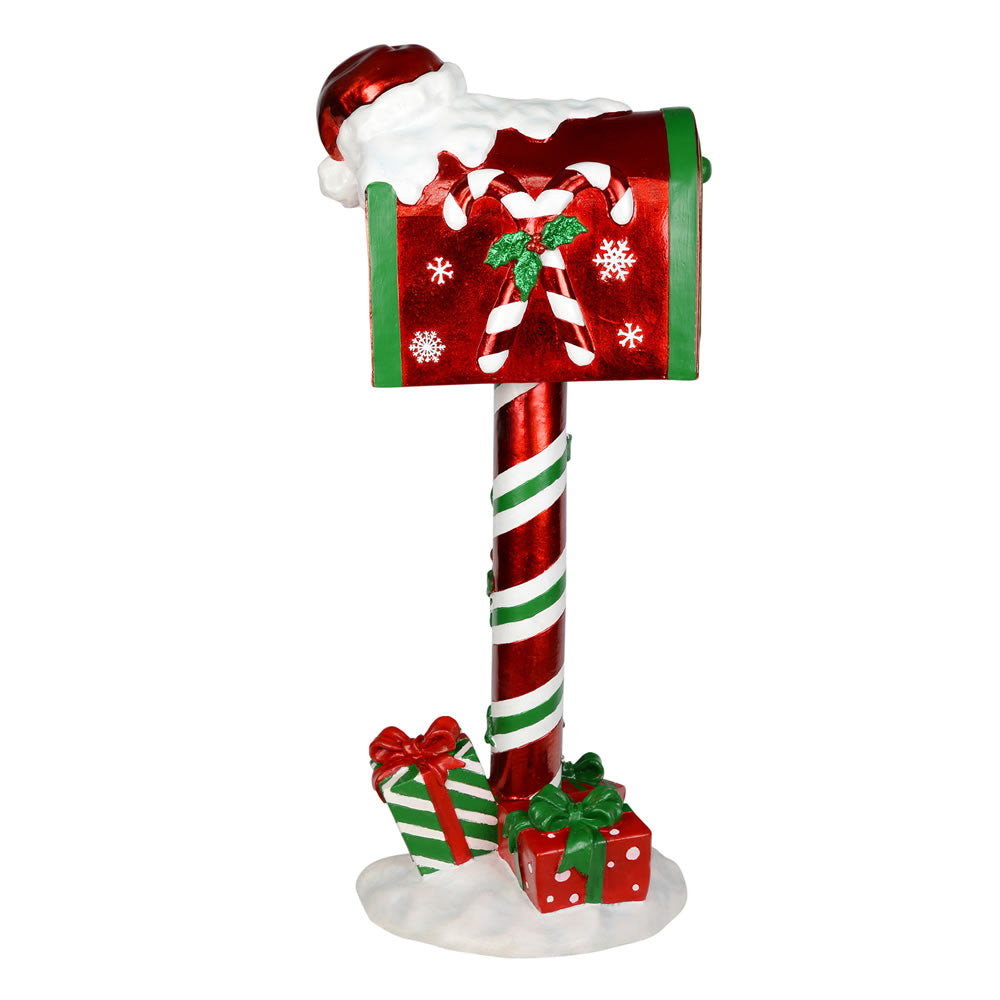 Vickerman 36" Red Mailbox that says Letters To Santa