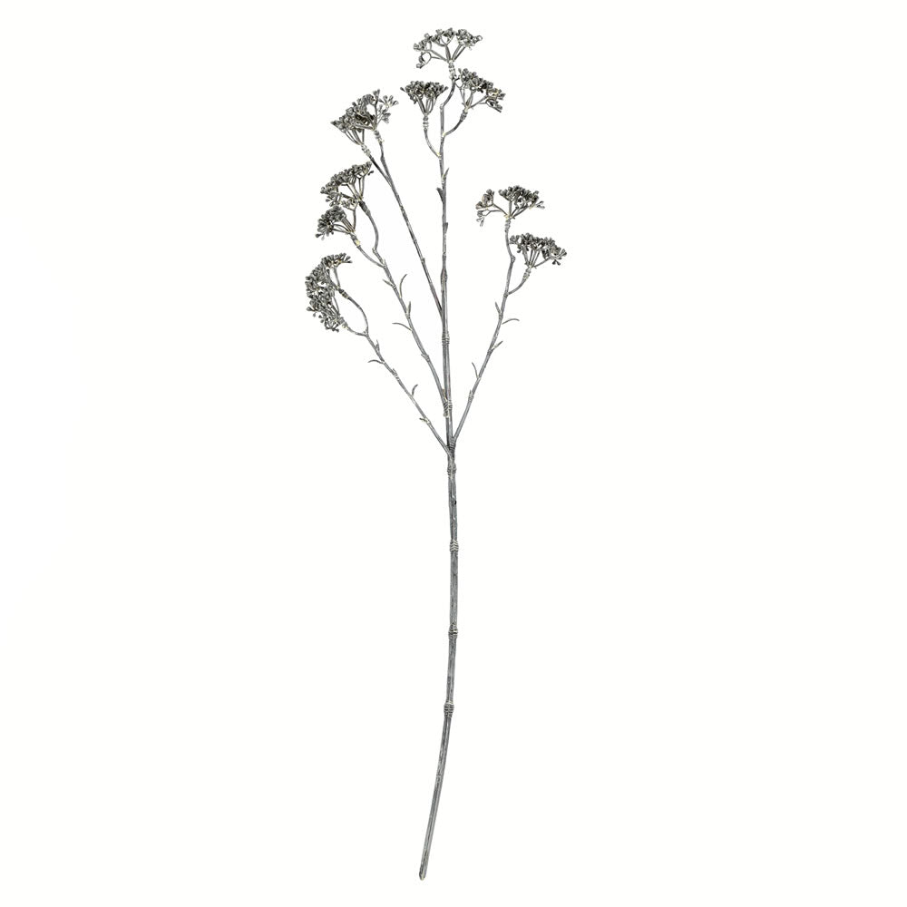 Vickerman 25" Artificial Brown and White Patrinia Spray. Includes 6 sprays per pack.
