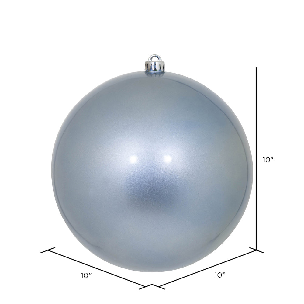 Vickerman 10" Periwinkle Candy Ball Ornament