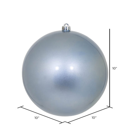 Vickerman 10" Periwinkle Candy Ball Ornament