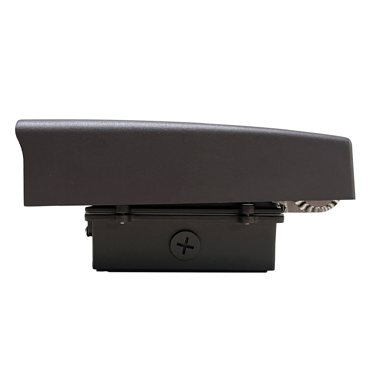 ASD Lighting LED Adjustable cutoff Wallpack with Photocell, 120-277V, 3750/4058/3772 Black Finish
