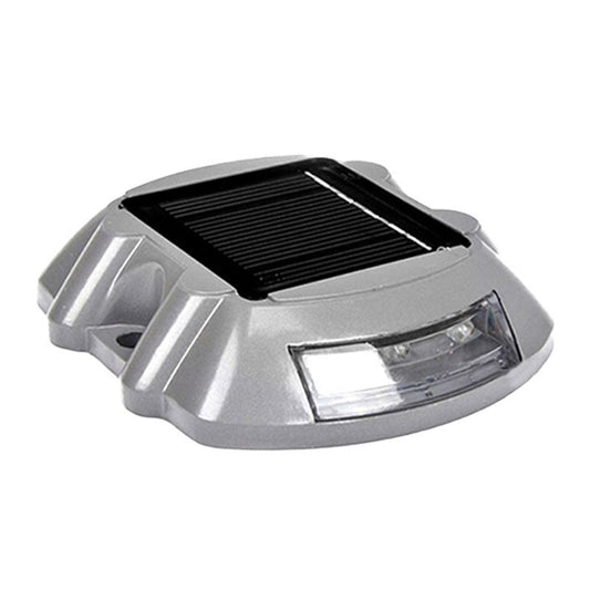 Westgate 50 Lumens Solar Stud For Path And Roadways Constant Entire Night 20-Ton Weight Cap. 30K, Landscape Lighting , 0.2W, 50 Lumens, 3000K, Grey Finish