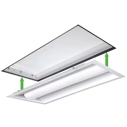 Westgate Premium 2X4 Retrofit Troffer 125 Lumens/W 45W/38W/30W + 35K/40K/50K 0-10V, Commercial Indoor Lighting, 30W/40W/50W, 125 Lumens/W,  35K/40K/50K, White Finish, 0~10V Dimming