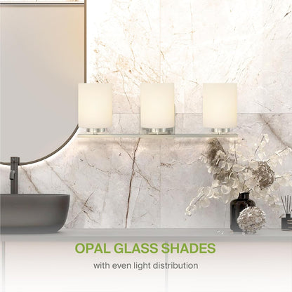ASD Lighting 3-light Vanity Light 3xE26 60W 120V Satin Nickel ETL