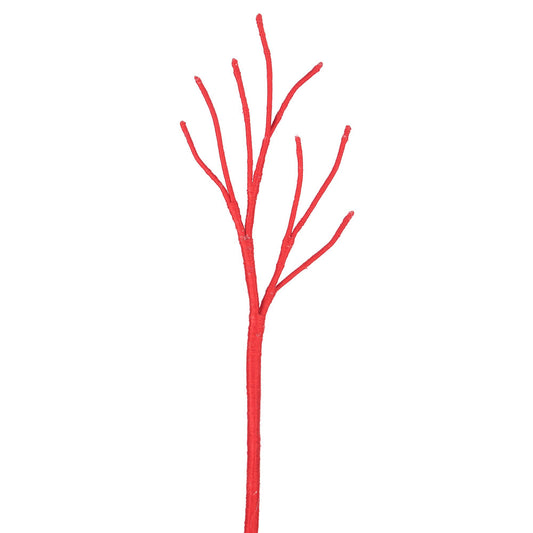 Vickerman 17" Red Yarn Spray. Includes 12 sprays per pack.