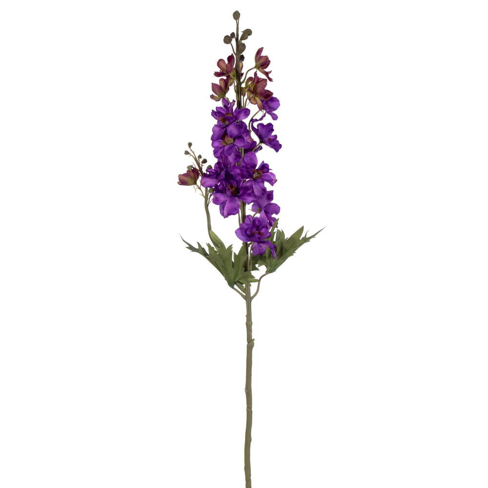 Vickerman 33" Artificial Purple Larkspur Spray. 3 Stems In A Bag.