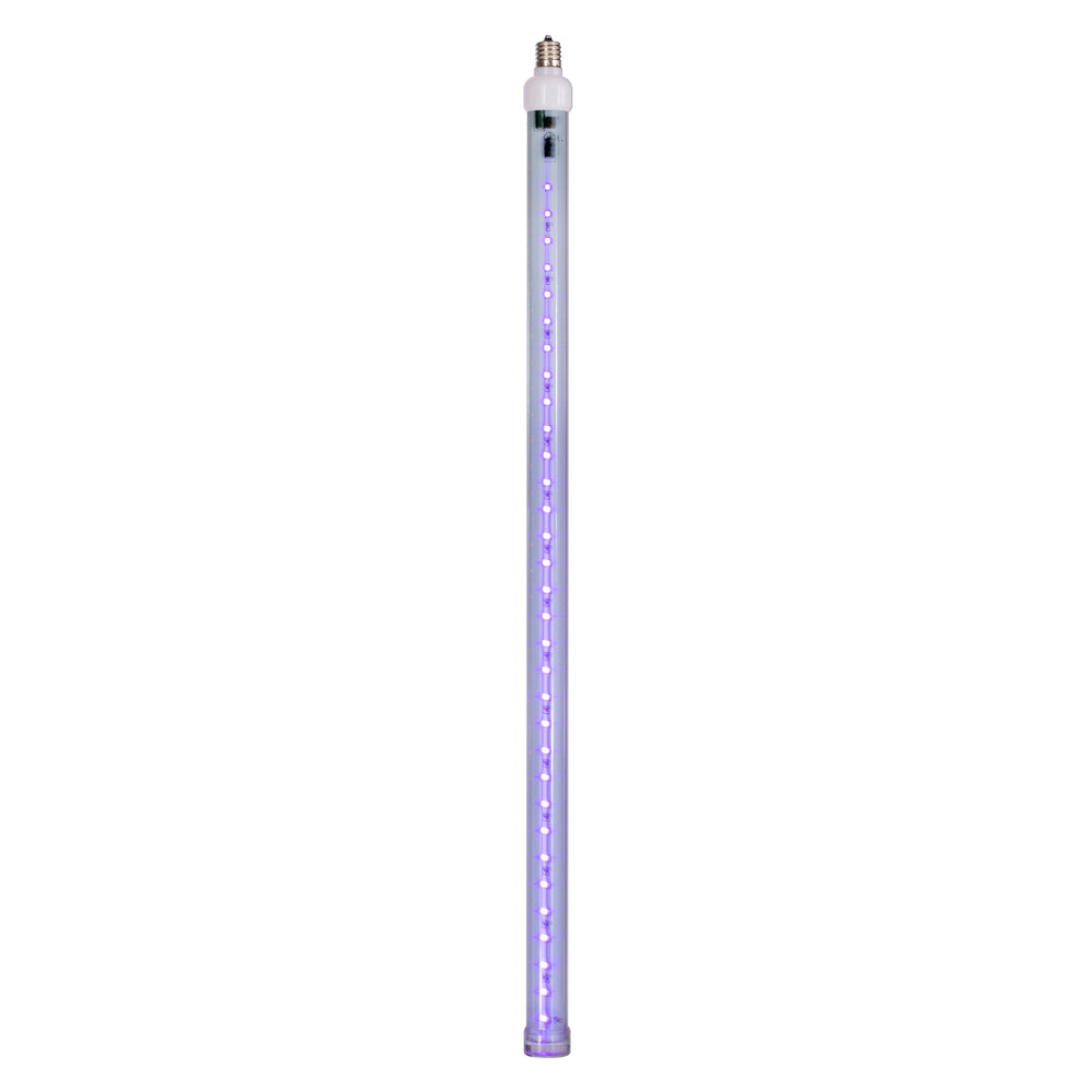 Vickerman 5 Pack of 24" Purple LED SnowFall Tube Bulb C9-E17 Nickel Base.