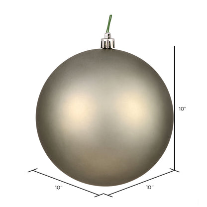 Vickerman 10" Wrought Iron Matte Ball Ornament