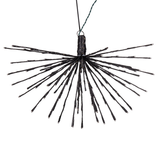Vickerman 160Lt x 24" Black Starburst Warm White 5mm LED Lights.