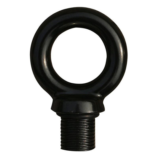 Westgate Highbay Top Ring Adapter, 1/2In, Outdoor Lighting, Black  Finish