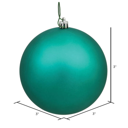 Vickerman 3"  Seafoam Green Matte Ball Ornament 32 per box.