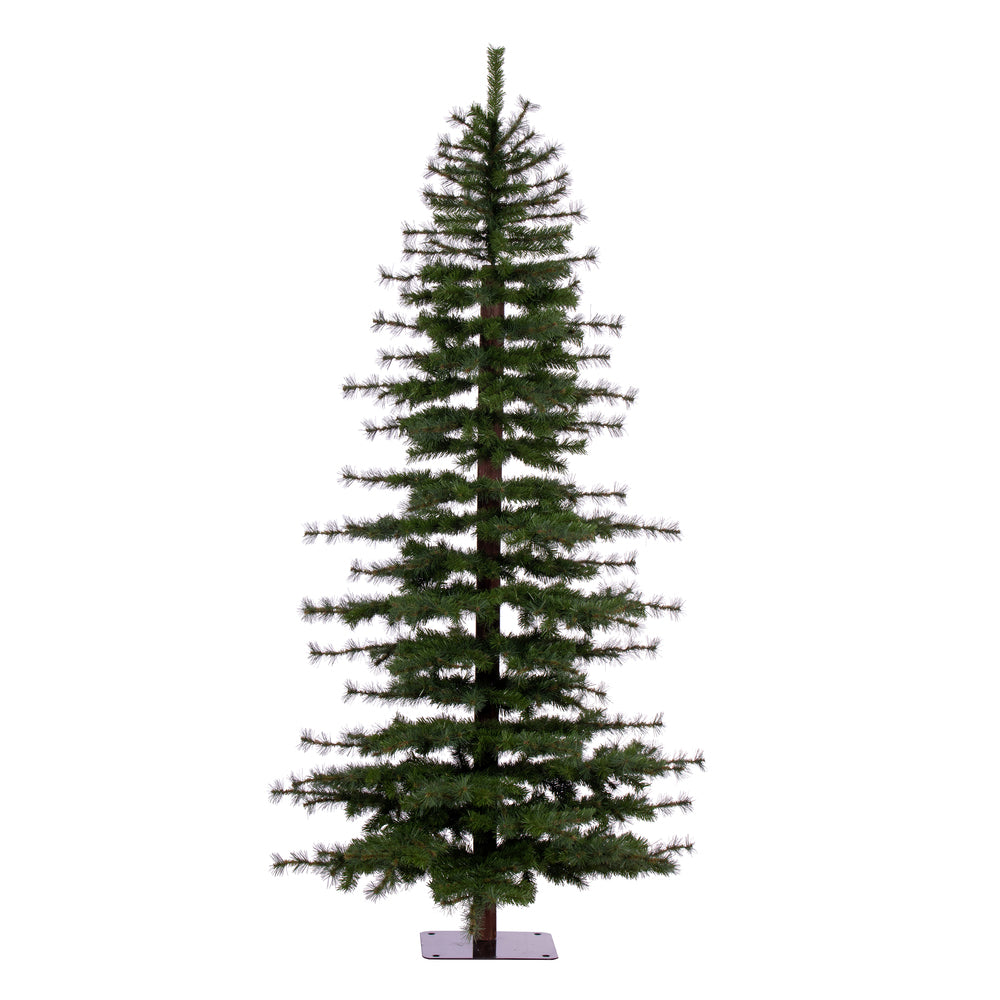 Vickerman 7' Minnesota Pine Half Artificial Christmas Tree Unlit