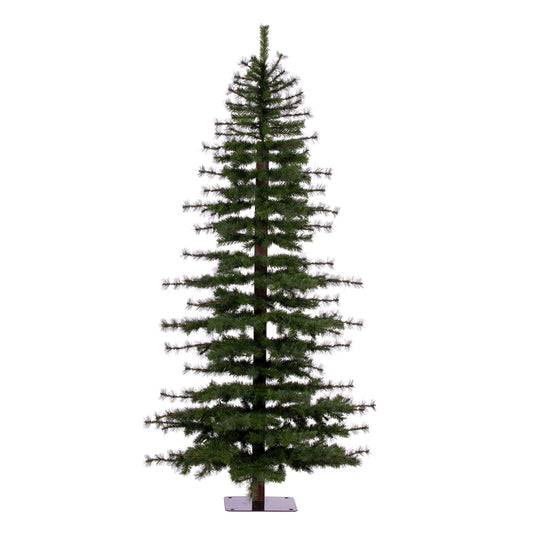Vickerman 7' Minnesota Pine Half Artificial Christmas Tree Unlit
