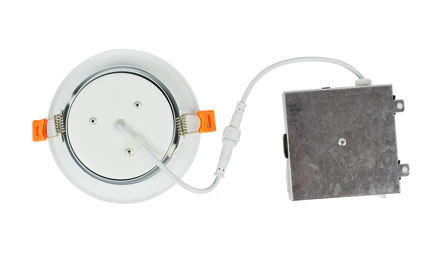 ASD Lighting LED Round Recessed Mini Panel Gimbal 4" 9W Dimmable CCT Selectable 3000-5000K White cETLus