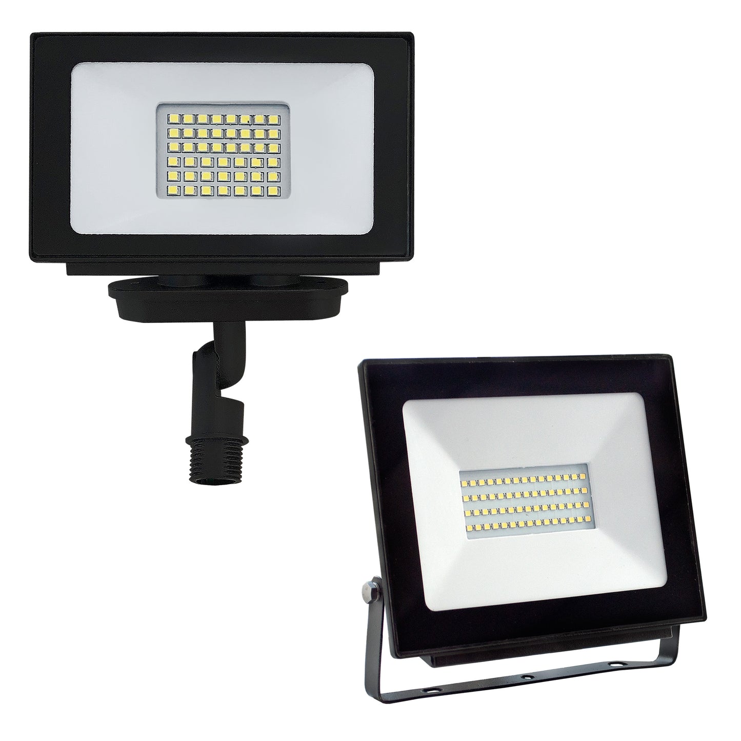 ASD Lighting LED SLIM Floodlight on yoke 50W 5000K Bronze UL