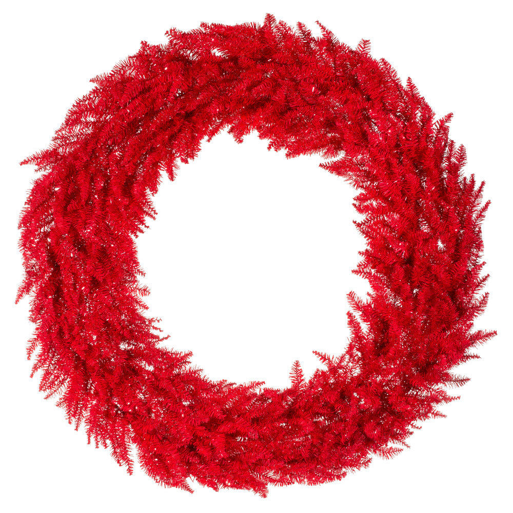 Vickerman 48" Red Fir Artificial Christmas Wreath Unlit