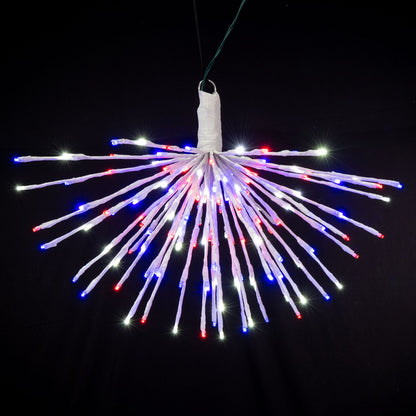 Vickerman 160Lt x 24" White Starburst Blue 5mm Twinkle LED Lights.