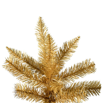 Vickerman 6.5' x 40" Gold Fir Artificial Christmas Pencil Tree Unlit