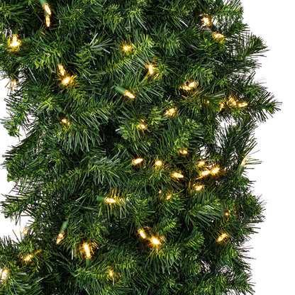 Vickerman 60" Douglas Fir Artificial Christmas Wreath Warm White LED Lights