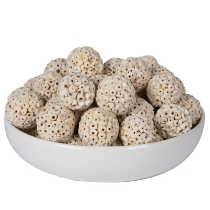 Vickerman Natural Botanicals 2.4" Sola Ata Ball. Includes 50 pieces per Pack.