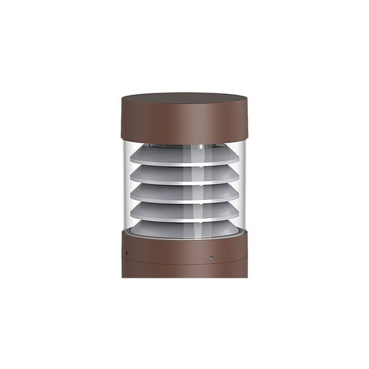 Westgate G2 Bollard Head Model 107F Select 24/19/14W 30/40/50K, Br, Outdoor Lighting, 14W/19W/24W, 125 Lumens/W, 30K/40K/50K, Bronze Finish, 0-10V