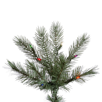 Vickerman 4.5' Cashmere Pine Artificial Christmas Tree Multi-Colored Dura-Lit® Lights