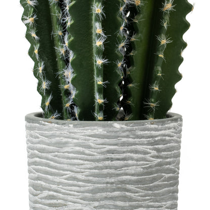 Vickerman 17" Artificial Green Cactus Plant.