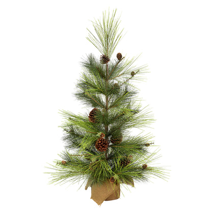 Vickerman 3' x 22" Larkspur Pine Artificial Christmas Tree Unlit