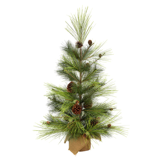 Vickerman 3' x 22" Larkspur Pine Artificial Christmas Tree Unlit