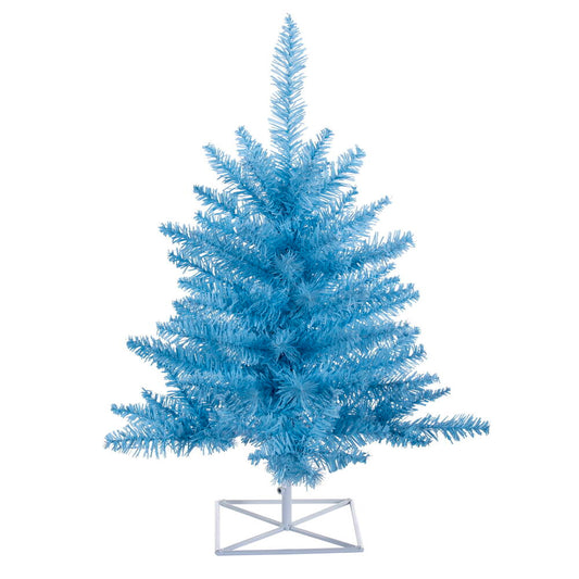 Vickerman 3' Sky Blue Fir Artificial Christmas Tree Unlit