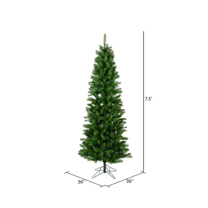 Vickerman 7.5' Salem Pencil Pine Artificial Christmas Tree Unlit
