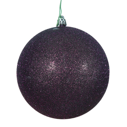 Vickerman 2.4" Plum Glitter Ball Ornament 24/Bag