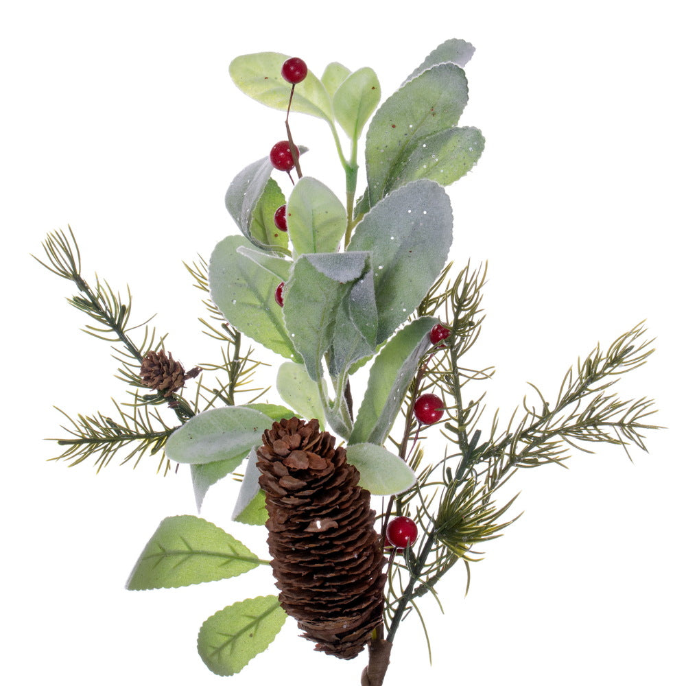 Vickerman 22" Green Artificial Leaf Wreath.