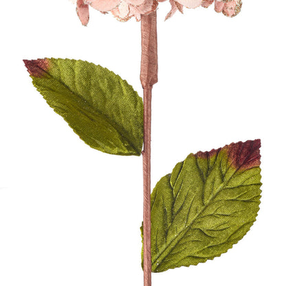 Vickerman 17" Artificial Rose Gold Hydrangea Christmas Spray 3 per bag