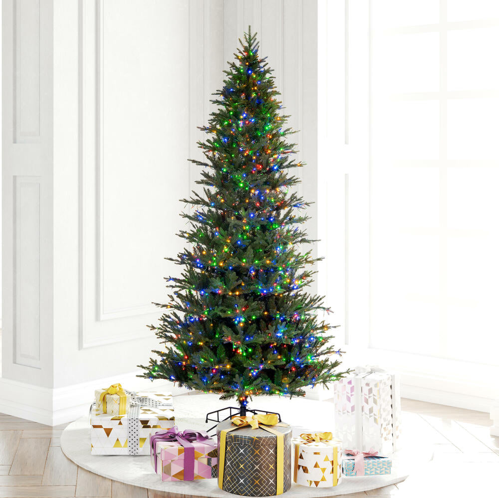 Vickerman 6.5' x 40" Kamas Fraser Fir Artificial Christmas Tree with 3mm LED Color Changing Lights