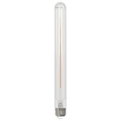 Bulbrite LED Filament 5 Watt Dimmable 11 Inch T9 Light Bulb with Clear finish and Medium (E26) Base - 3000K Soft White Light, 500 Lumens