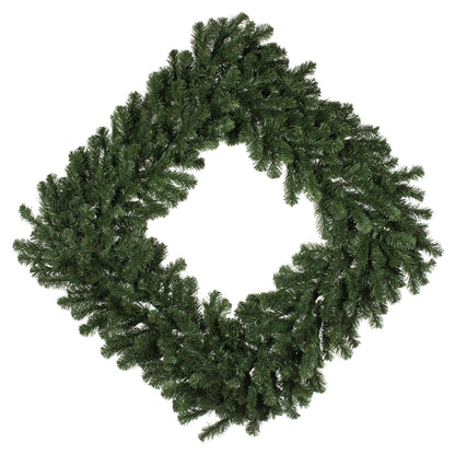 Vickerman 60" Grand Teton Artificial Christmas Square Wreath Unlit