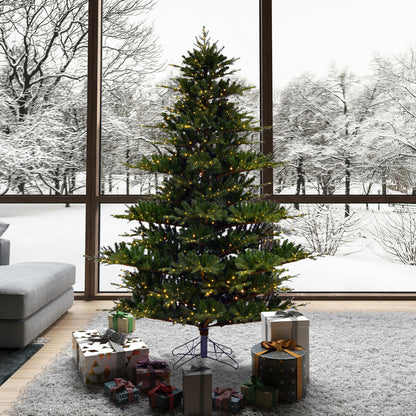 Vickerman 6.5' x 63" Sherwood Fir Tree LED. Features 2216 PE/PVC Tips