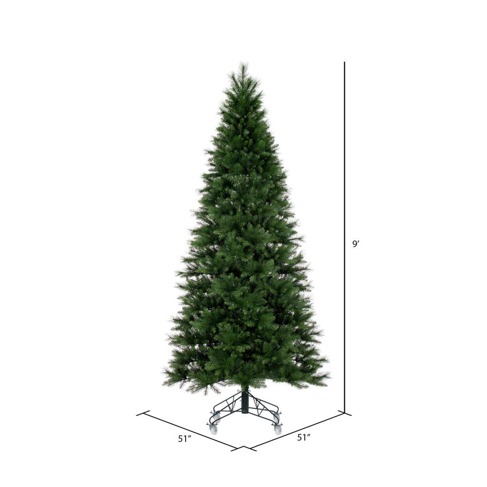 Vickerman 9' x 51" Jackson Pine Artificial Unlit Christmas Tree.