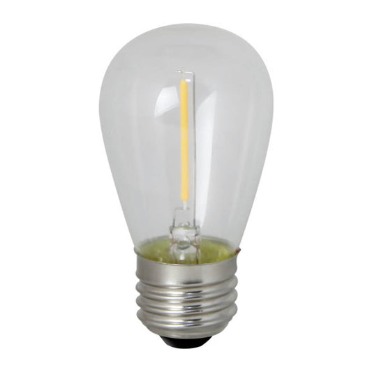 BULBRITE LED S14 MEDIUM SCREW (E26) 0.7W NON-DIMMABLE CLEAR 2400K/SUNSET LIGHT 11W INCANDESCENT EQUIVALENT