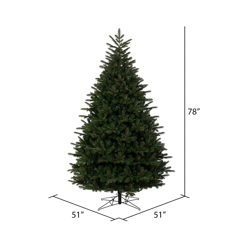 Vickerman 6.5' x 51" Summit Noble Fir Artificial Christmas Tree Unlit
