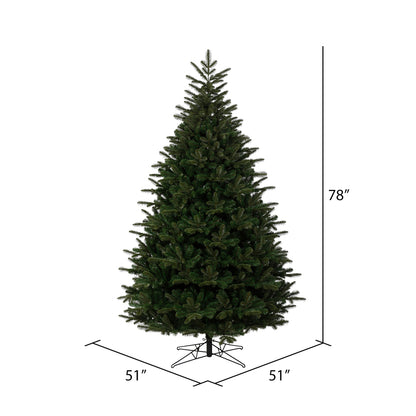Vickerman 6.5' x 51" Summit Noble Fir Artificial Christmas Tree Unlit