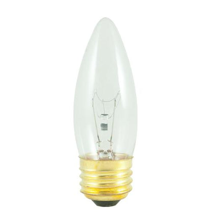 BULBRITE INCANDESCENT B10 MEDIUM SCREW (E26) 40W DIMMABLE LIGHT BULB 2700K/WARM WHITE 50PK (495040)