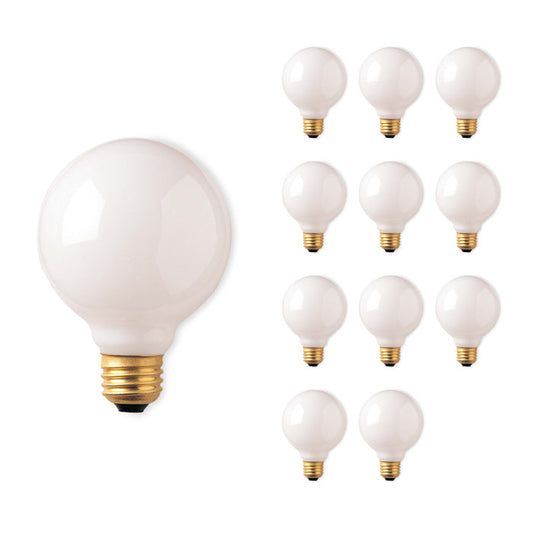 BULBRITE INCANDESCENT G30 MEDIUM SCREW (E26) 40W DIMMABLE LIGHT BULB 2700K/WARM WHITE 12PK (340040)