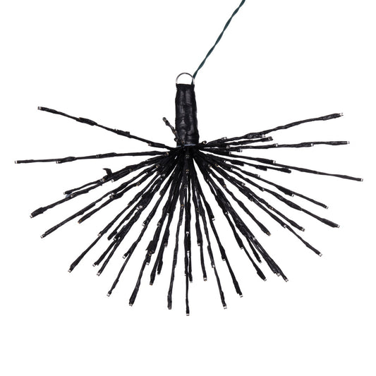 Vickerman 160Lt x 24" Black Starburst Warm White 5mm Twinkle LED Lights.