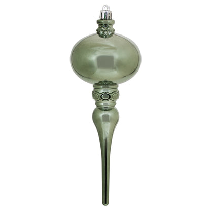Vickerman 8" x 2.75" Wrought Iron Shiny Finial 3Bg