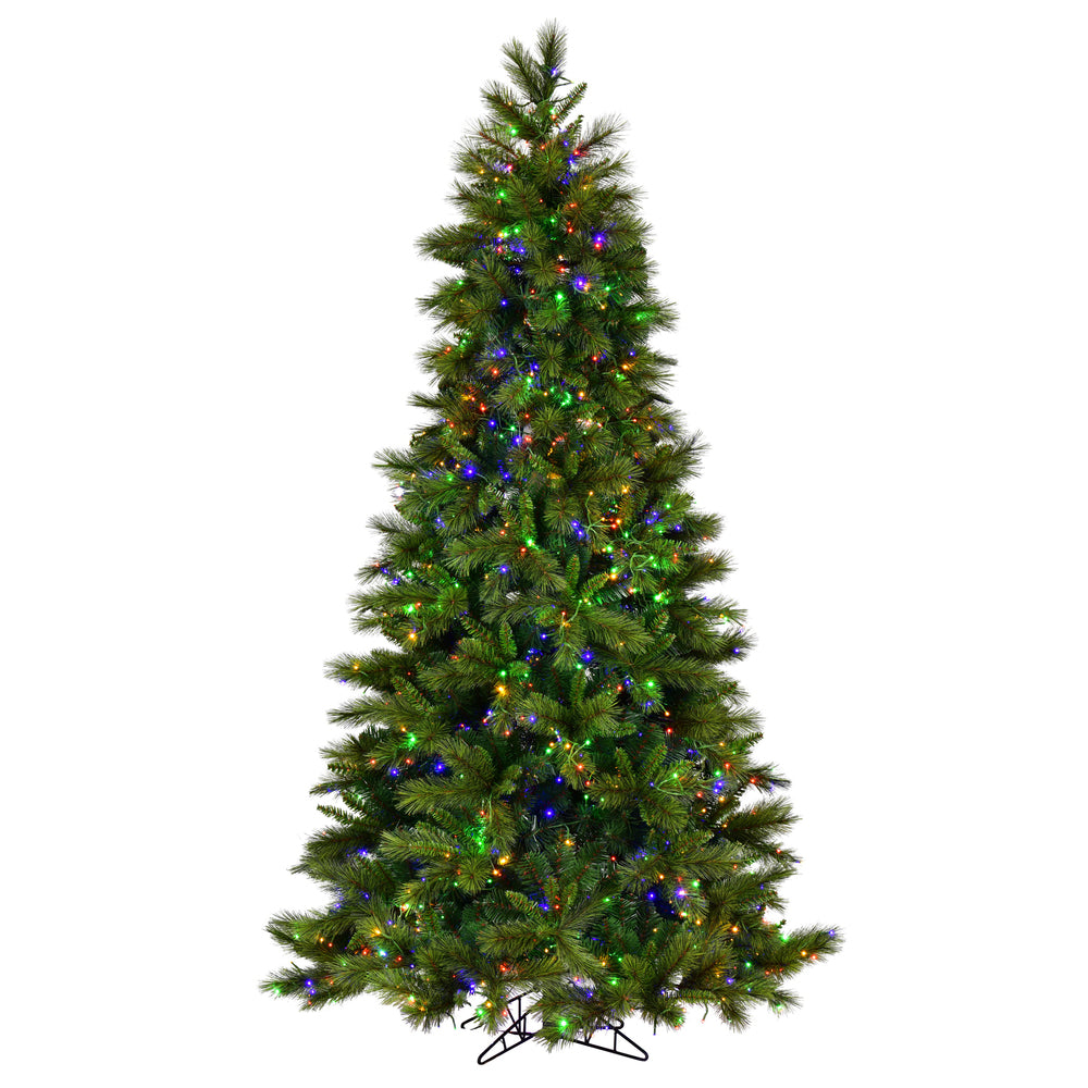 Vickerman 6.5' x 40" Brighton Pine Artificial Christmas Tree with LED Color Changing Lights