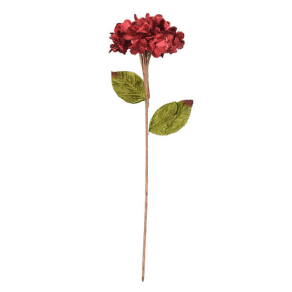 Vickerman 17" Artificial Burgundy Hydrangea Christmas Spray 3 per bag
